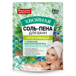 Соль-пена для ванн Хвойная укрепляющая 200 г